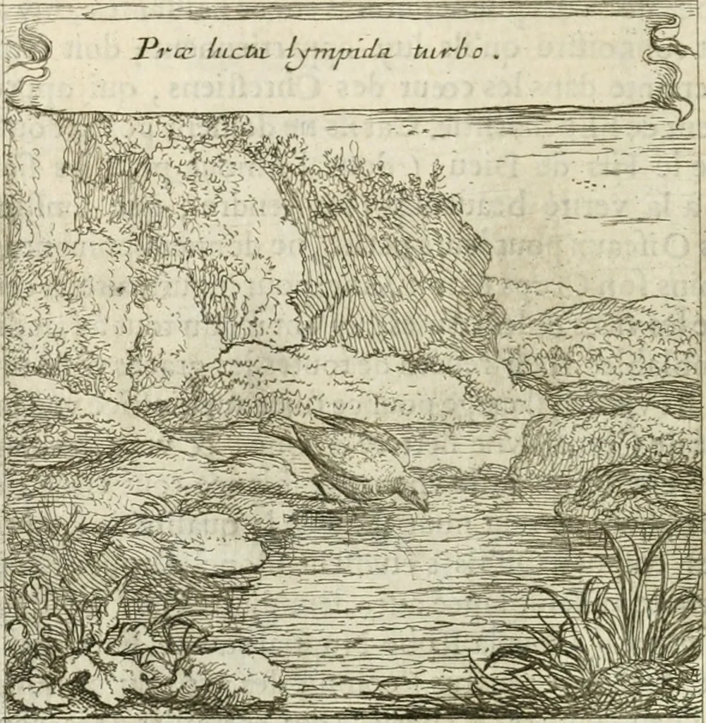 An illustration from Emblemes sacrez sur le tres-saint et tres-adorable sacrement de l'eucharistie, 1667, leaf 93