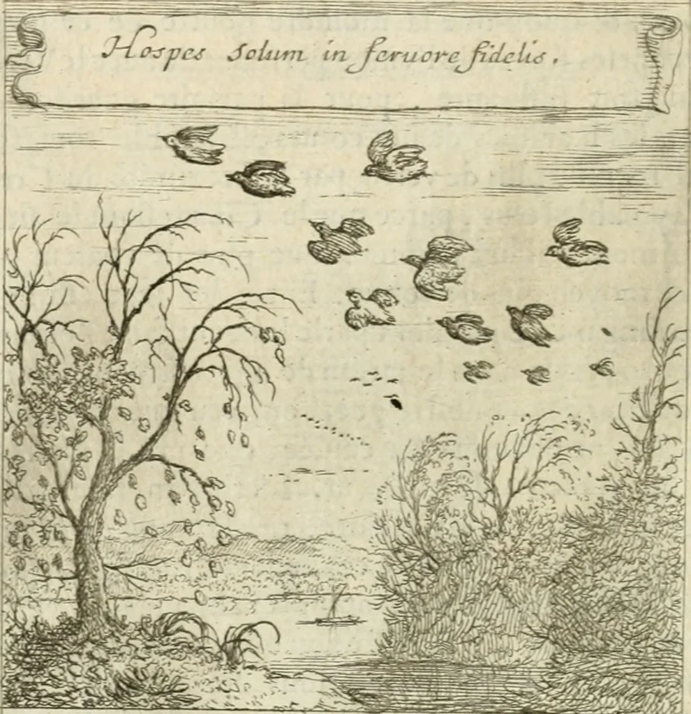 An illustration from Emblemes sacrez sur le tres-saint et tres-adorable sacrement de l'eucharistie, 1667, leaf 97
