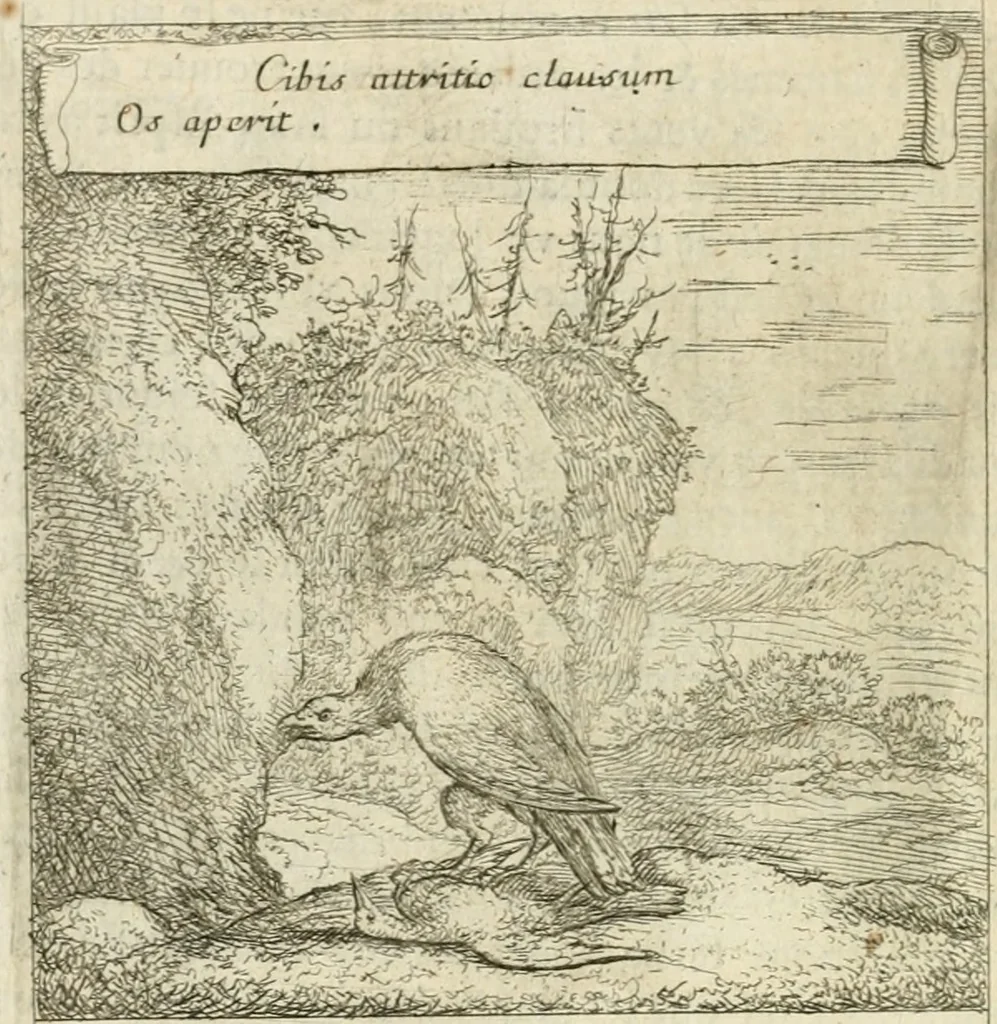An illustration from Emblemes sacrez sur le tres-saint et tres-adorable sacrement de l'eucharistie, 1667, leaf 99