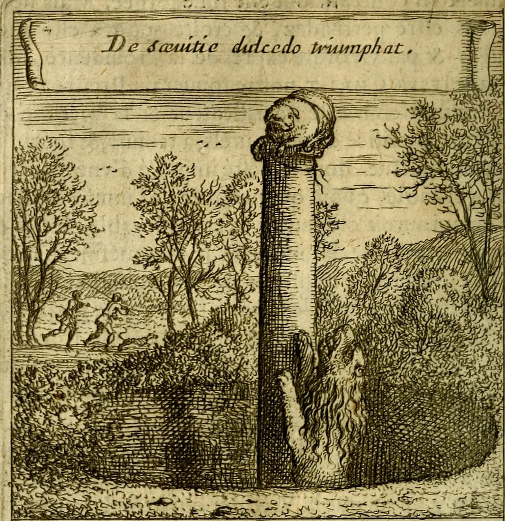 An illustration from Emblemes sacrez svr le tres-saint et tresadorable sacrement de l'evcharistie, 1667, leaf 119