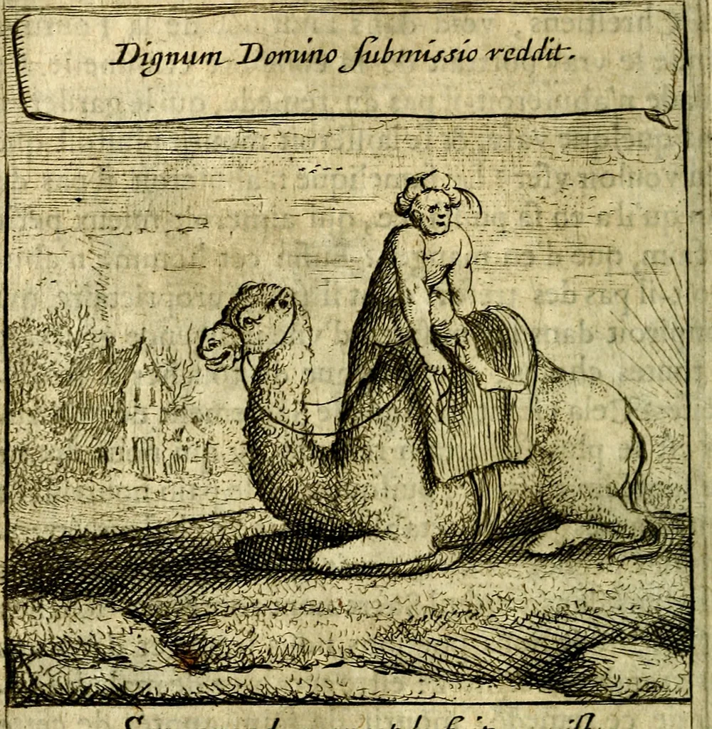 An illustration from Emblemes sacrez svr le tres-saint et tresadorable sacrement de l'evcharistie, 1667, leaf 135