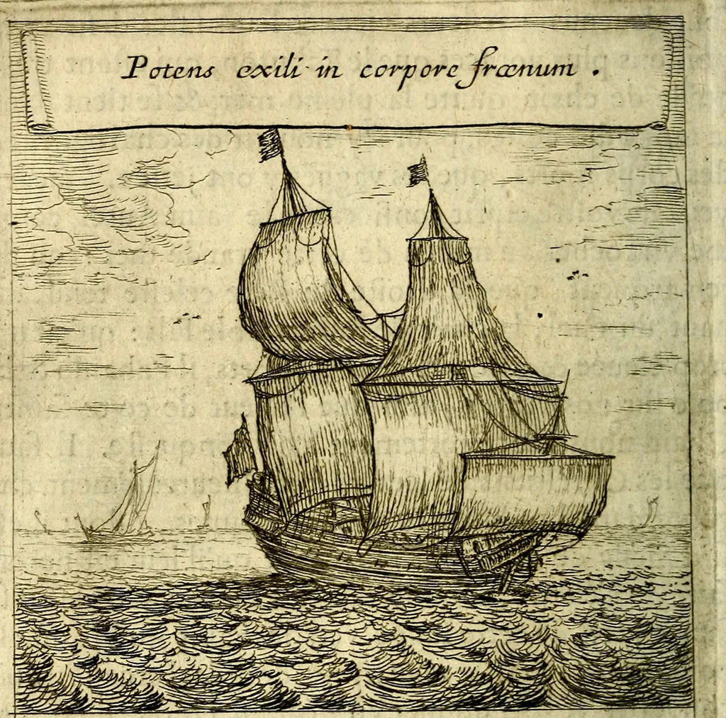 An illustration from Emblemes sacrez svr le tres-saint et tresadorable sacrement de l'evcharistie, 1667, leaf 155
