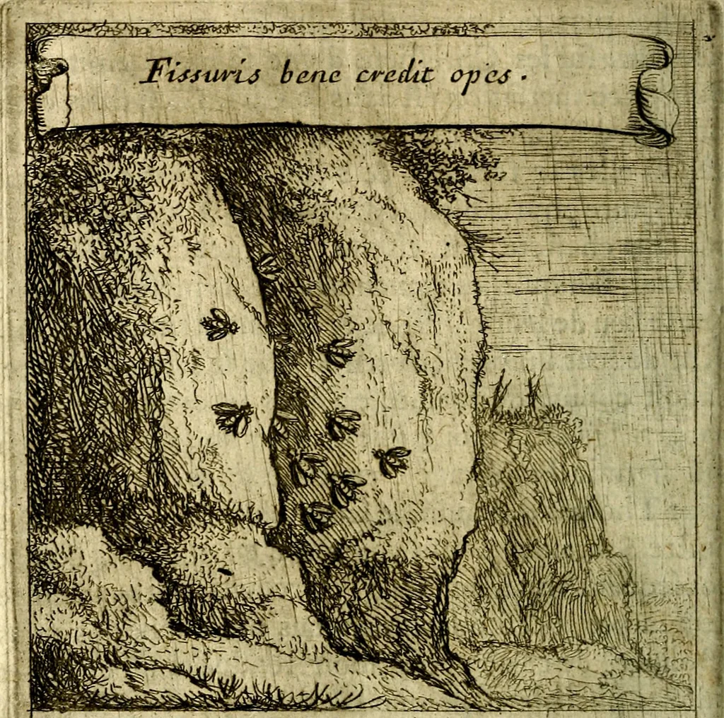 An illustration from Emblemes sacrez svr le tres-saint et tresadorable sacrement de l'evcharistie, 1667, leaf 181