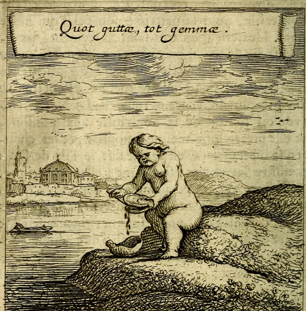 An illustration from Emblemes sacrez svr le tres-saint et tresadorable sacrement de l'evcharistie, 1667, leaf 191
