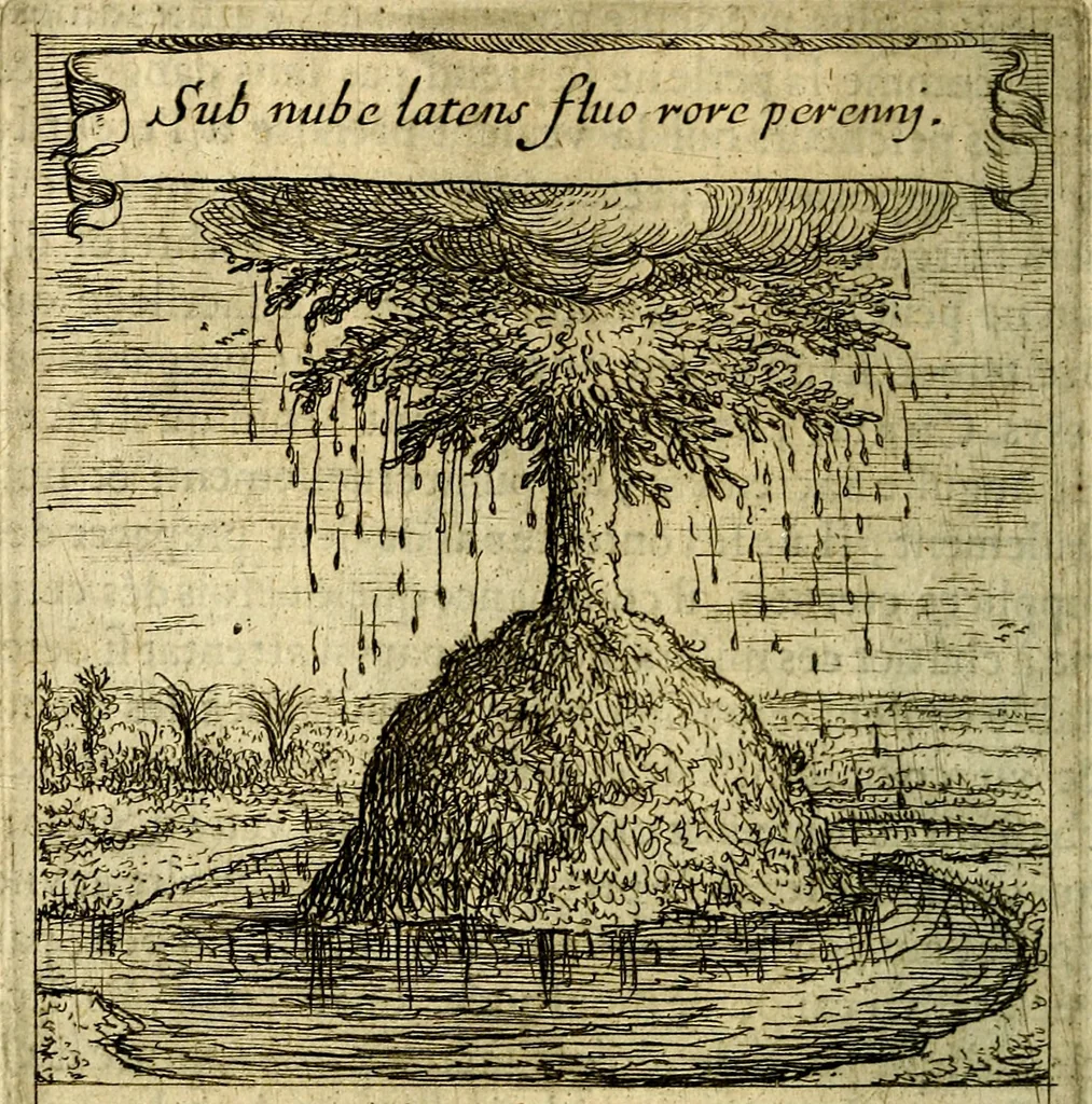 An illustration from Emblemes sacrez svr le tres-saint et tresadorable sacrement de l'evcharistie, 1667, leaf 195