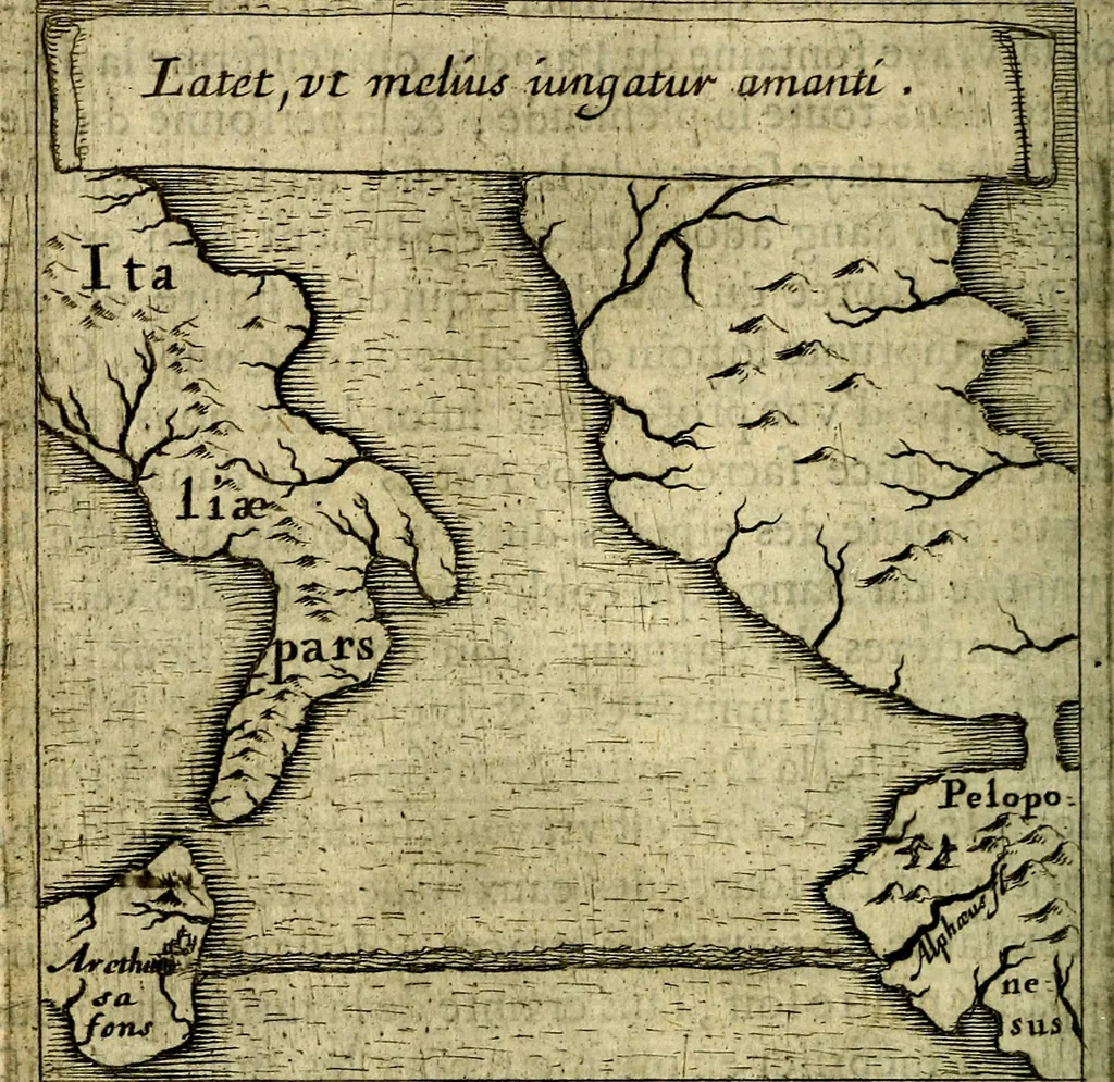 An illustration from Emblemes sacrez svr le tres-saint et tresadorable sacrement de l'evcharistie, 1667, leaf 215
