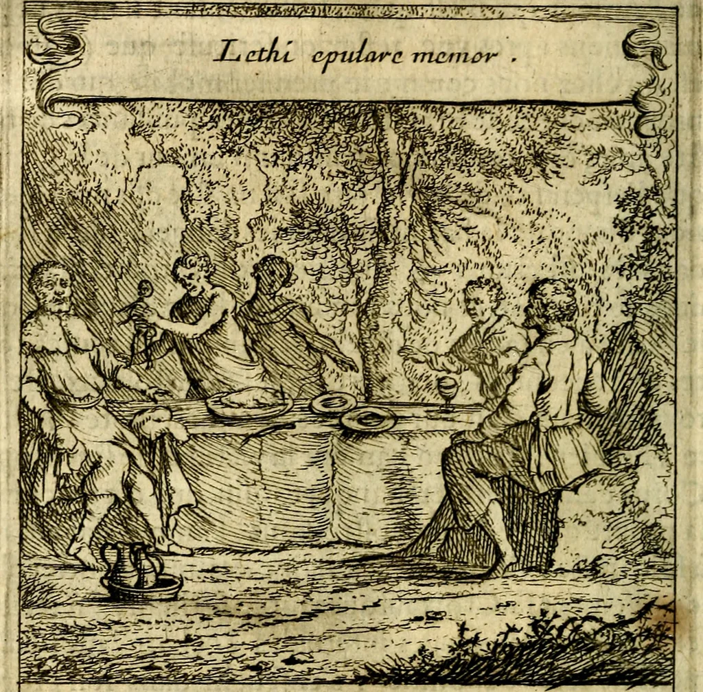 An illustration from Emblemes sacrez svr le tres-saint et tresadorable sacrement de l'evcharistie, 1667, leaf 51