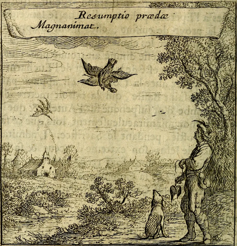 An illustration from Emblemes sacrez svr le tres-saint et tresadorable sacrement de l'evcharistie, 1667, leaf 71