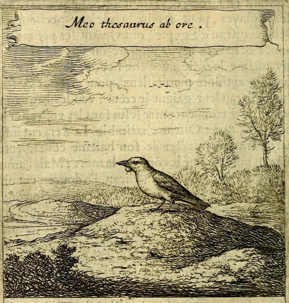 An illustration from Emblemes sacrez svr le tres-saint et tresadorable sacrement de l'evcharistie, 1667, leaf 79