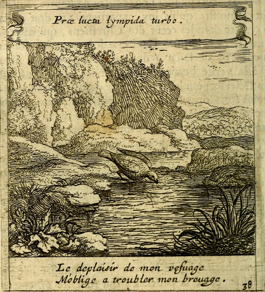 An illustration from Emblemes sacrez svr le tres-saint et tresadorable sacrement de l'evcharistie, 1667, leaf 95
