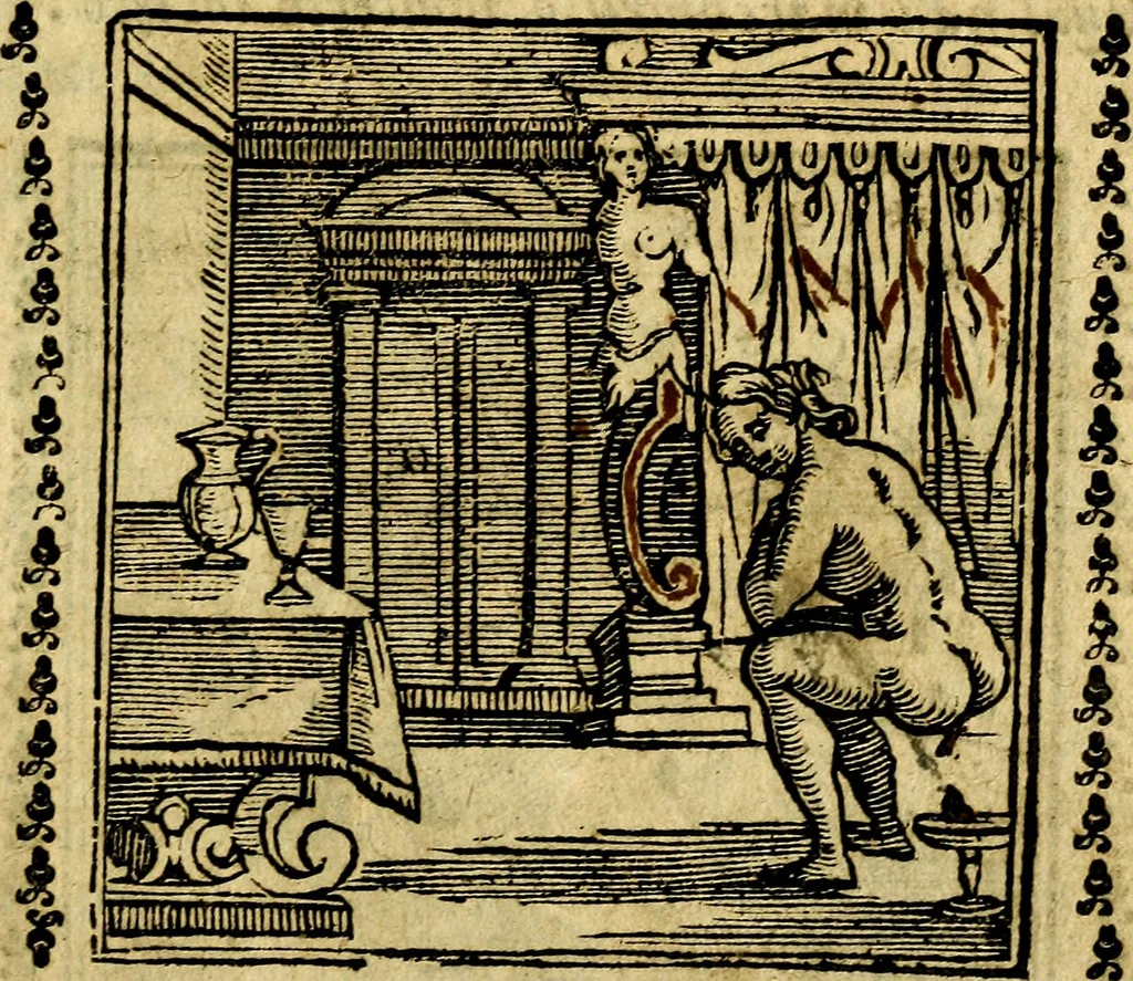 An illustration from Emblemi. Dal latino nel vulgare italiano ridotti, contenenti il fiore et la sostanza de' più scelti scrittori & delle più celebri discipline dell'vniuerso, ripieni di ottimi consigli & saluteuoli documenti, per l'vso ciuile et morale della vita humana, 1626, leaf 124