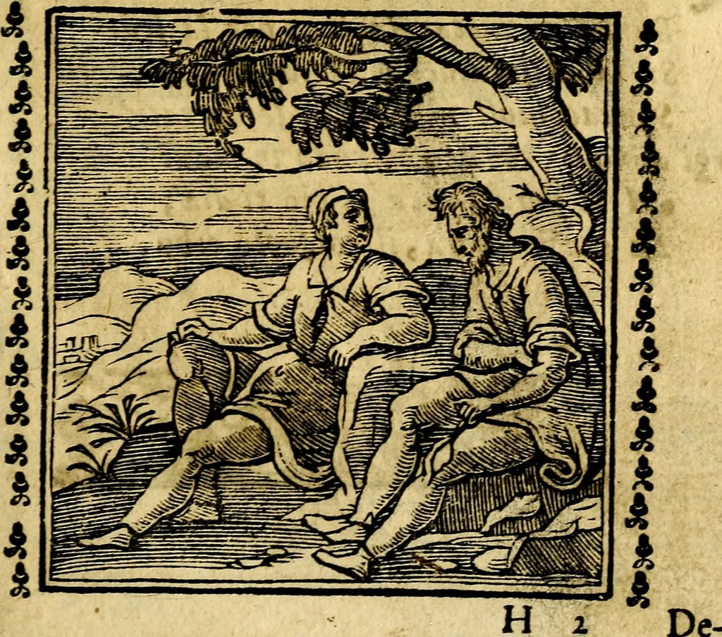 An illustration from Emblemi. Dal latino nel vulgare italiano ridotti, contenenti il fiore et la sostanza de' più scelti scrittori & delle più celebri discipline dell'vniuerso, ripieni di ottimi consigli & saluteuoli documenti, per l'vso ciuile et morale della vita humana, 1626, leaf 126