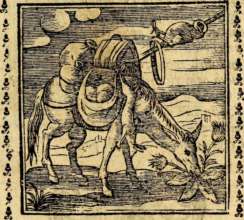 An illustration from Emblemi. Dal latino nel vulgare italiano ridotti, contenenti il fiore et la sostanza de' più scelti scrittori & delle più celebri discipline dell'vniuerso, ripieni di ottimi consigli & saluteuoli documenti, per l'vso ciuile et morale della vita humana, 1626, leaf 132