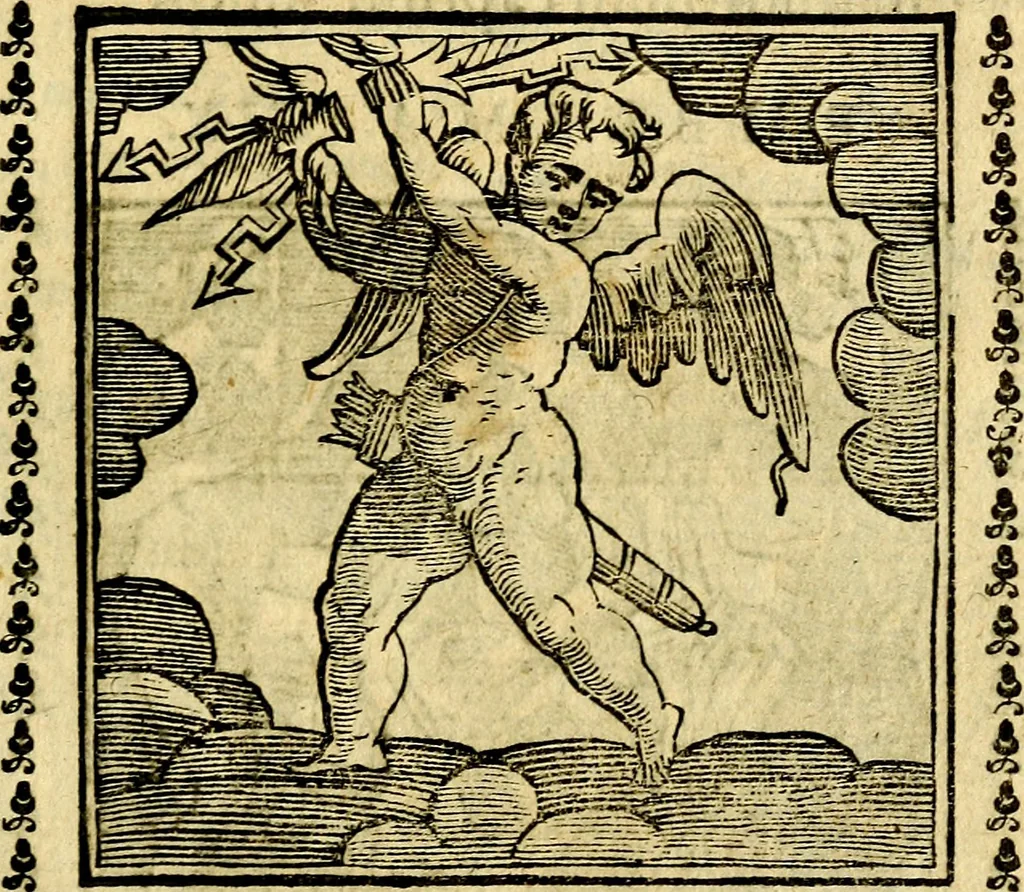 An illustration from Emblemi. Dal latino nel vulgare italiano ridotti, contenenti il fiore et la sostanza de' più scelti scrittori & delle più celebri discipline dell'vniuerso, ripieni di ottimi consigli & saluteuoli documenti, per l'vso ciuile et morale della vita humana, 1626, leaf 166