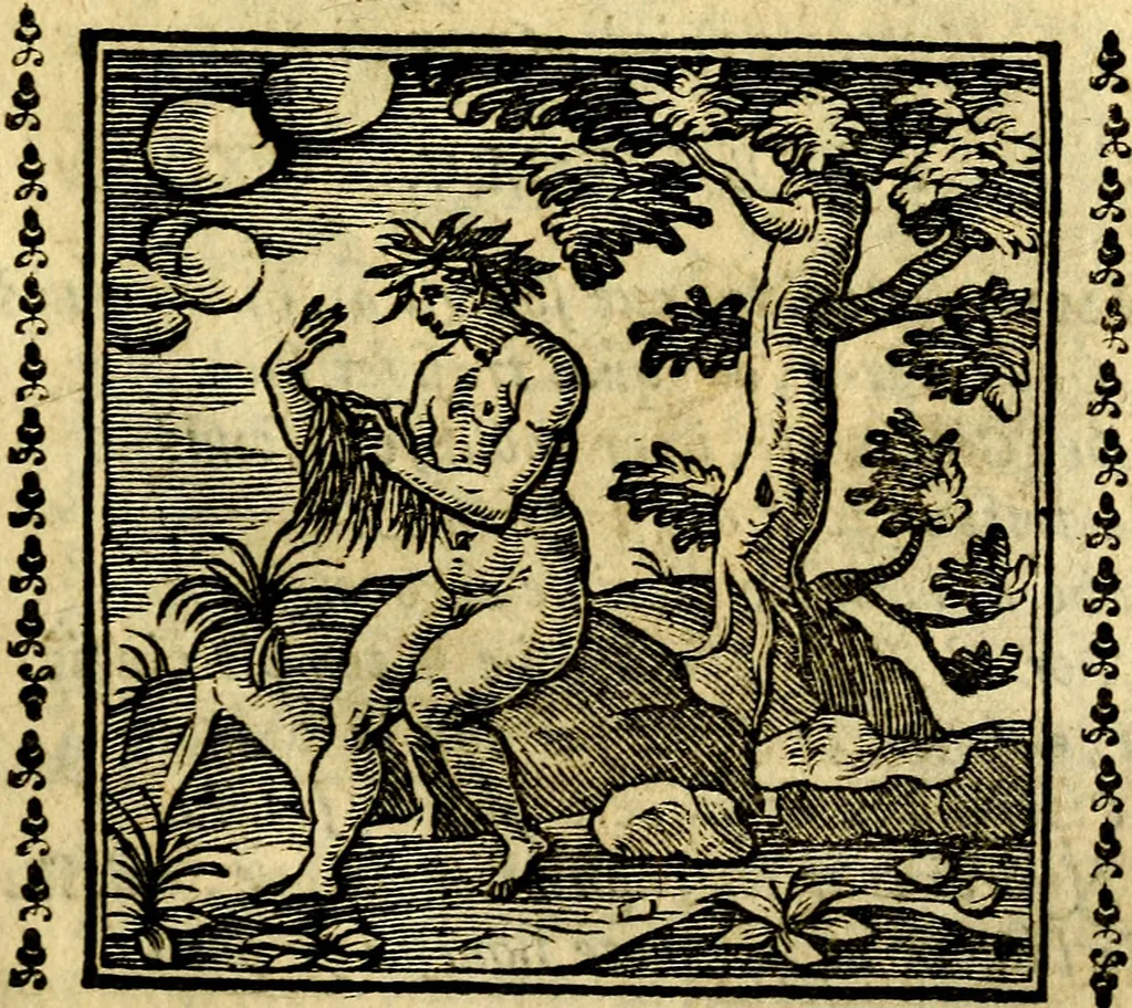 An illustration from Emblemi. Dal latino nel vulgare italiano ridotti, contenenti il fiore et la sostanza de' più scelti scrittori & delle più celebri discipline dell'vniuerso, ripieni di ottimi consigli & saluteuoli documenti, per l'vso ciuile et morale della vita humana, 1626, leaf 168