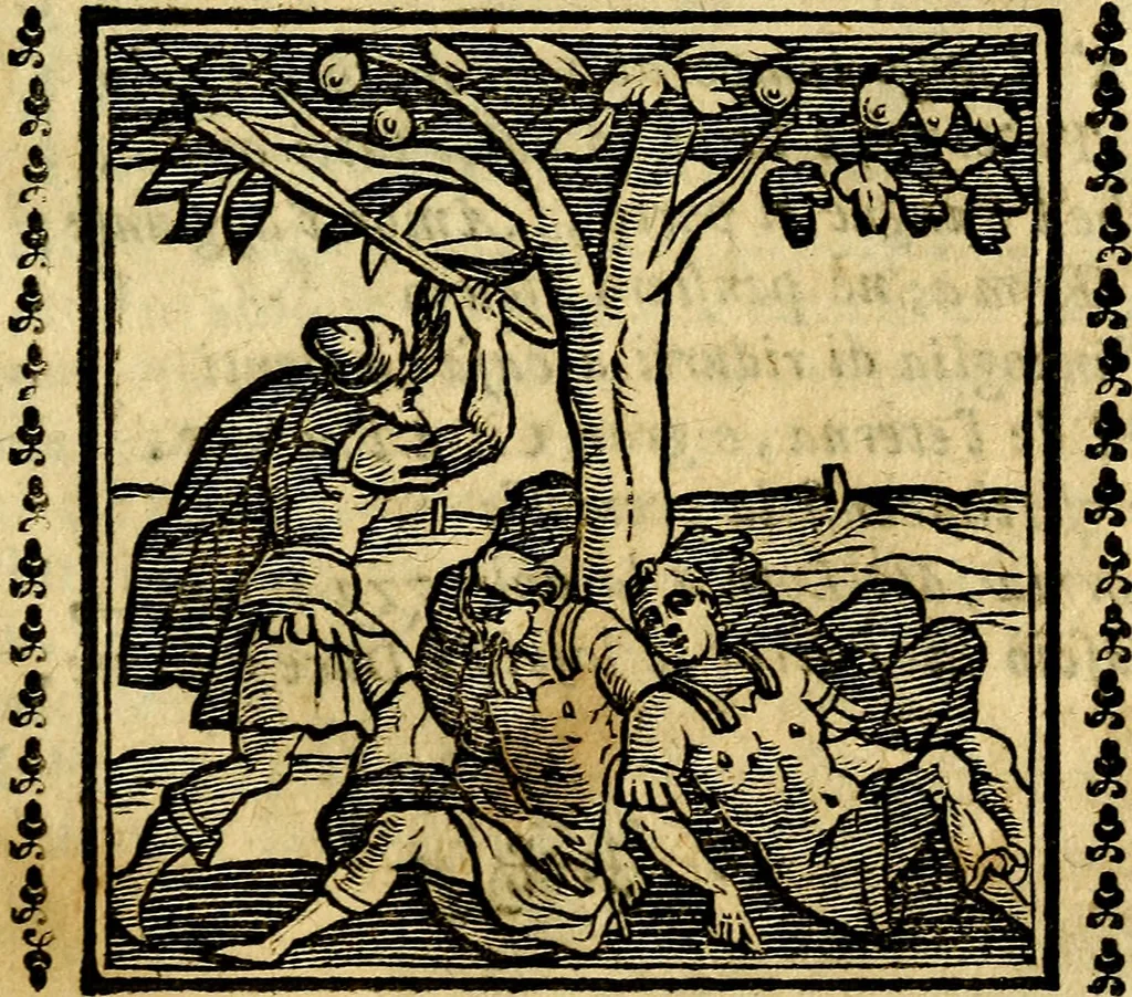 An illustration from Emblemi. Dal latino nel vulgare italiano ridotti, contenenti il fiore et la sostanza de' più scelti scrittori & delle più celebri discipline dell'vniuerso, ripieni di ottimi consigli & saluteuoli documenti, per l'vso ciuile et morale della vita humana, 1626, leaf 178