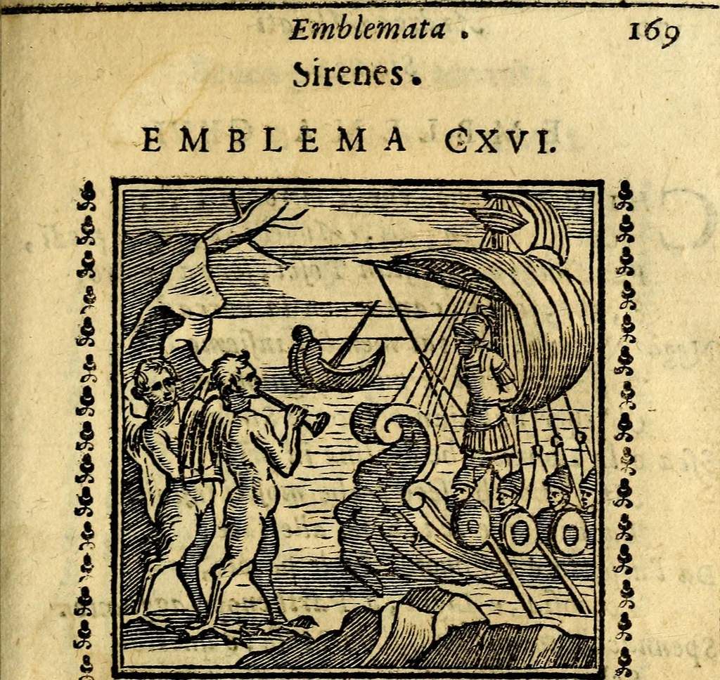An illustration from Emblemi. Dal latino nel vulgare italiano ridotti, contenenti il fiore et la sostanza de' più scelti scrittori & delle più celebri discipline dell'vniuerso, ripieni di ottimi consigli & saluteuoli documenti, per l'vso ciuile et morale della vita humana, 1626, leaf 180