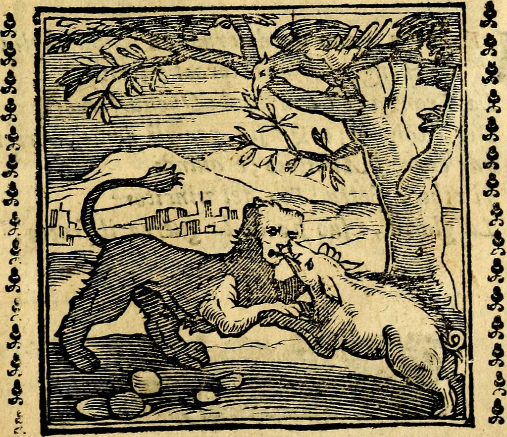An illustration from Emblemi. Dal latino nel vulgare italiano ridotti, contenenti il fiore et la sostanza de' più scelti scrittori & delle più celebri discipline dell'vniuerso, ripieni di ottimi consigli & saluteuoli documenti, per l'vso ciuile et morale della vita humana, 1626, leaf 196