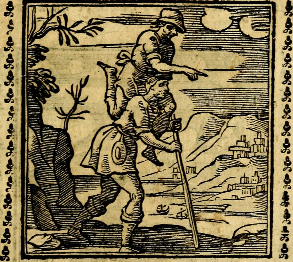 An illustration from Emblemi. Dal latino nel vulgare italiano ridotti, contenenti il fiore et la sostanza de' più scelti scrittori & delle più celebri discipline dell'vniuerso, ripieni di ottimi consigli & saluteuoli documenti, per l'vso ciuile et morale della vita humana, 1626, leaf 248
