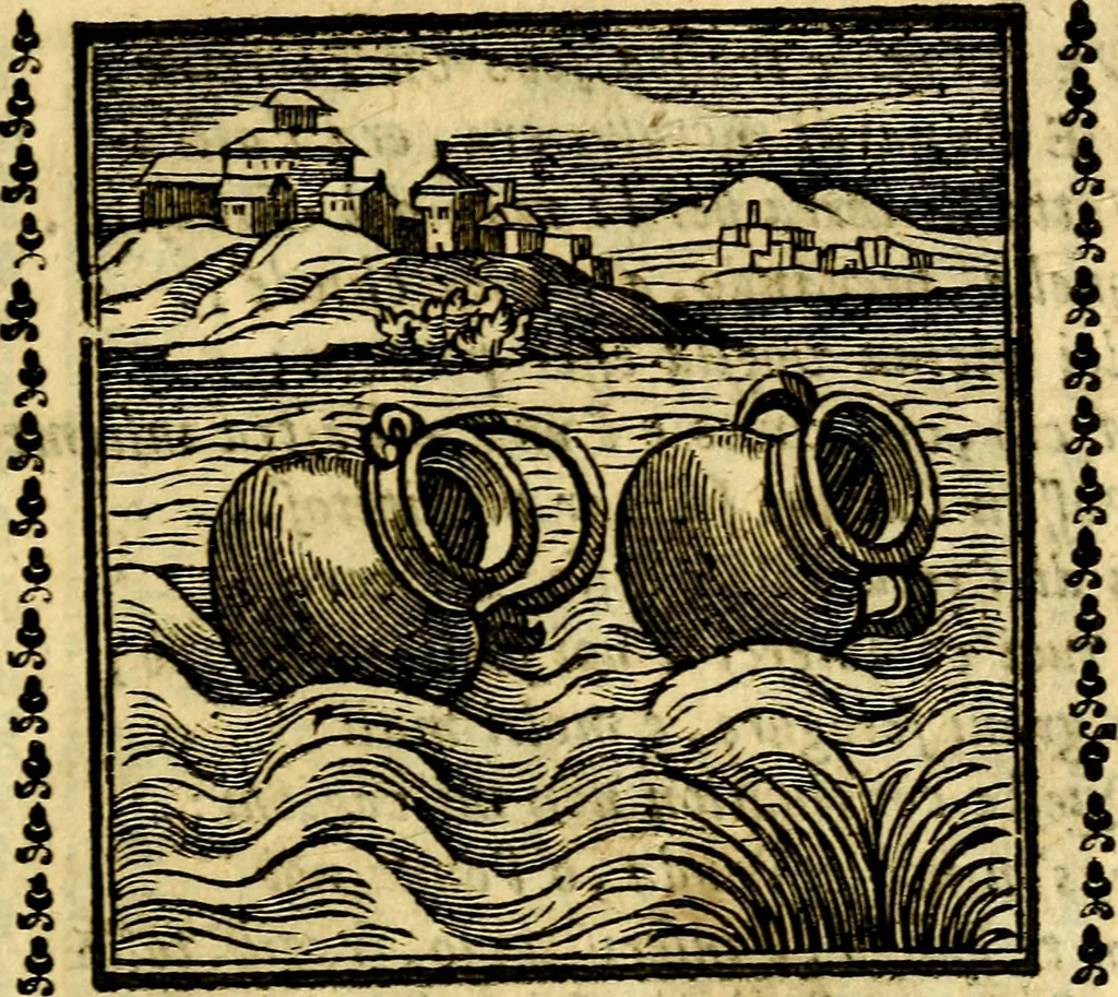 An illustration from Emblemi. Dal latino nel vulgare italiano ridotti, contenenti il fiore et la sostanza de' più scelti scrittori & delle più celebri discipline dell'vniuerso, ripieni di ottimi consigli & saluteuoli documenti, per l'vso ciuile et morale della vita humana, 1626, leaf 256