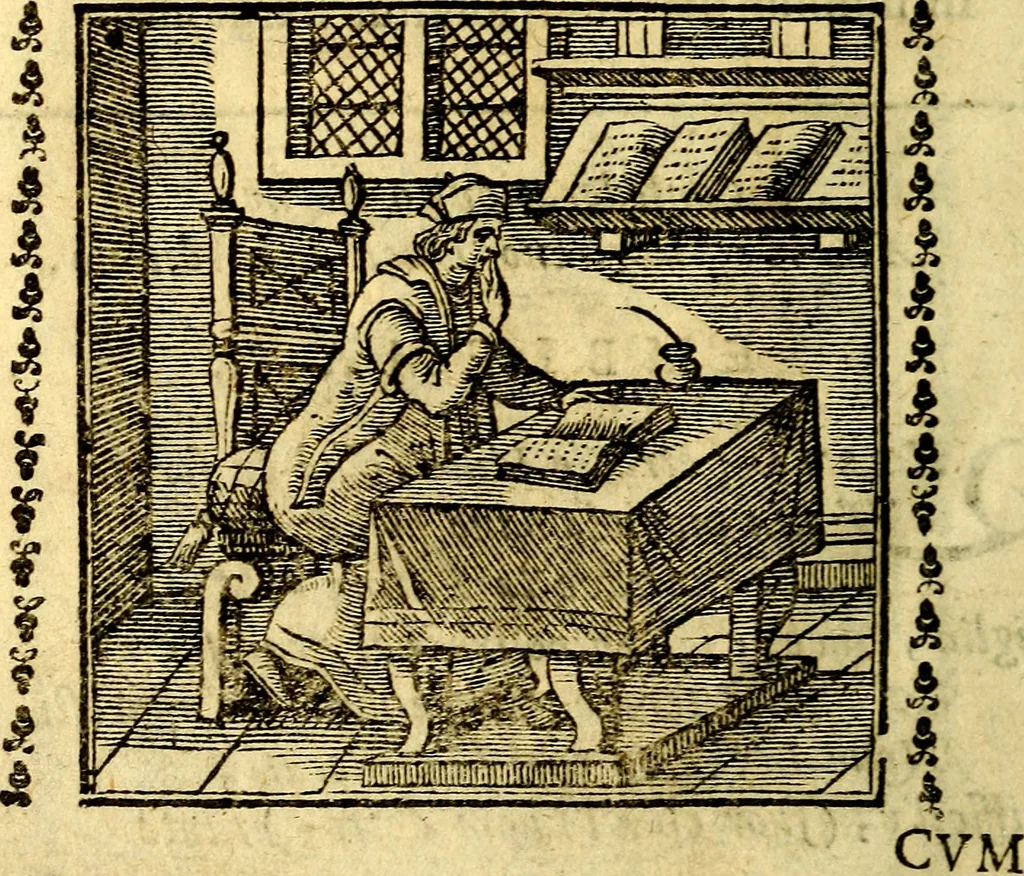 An illustration from Emblemi. Dal latino nel vulgare italiano ridotti, contenenti il fiore et la sostanza de' più scelti scrittori & delle più celebri discipline dell'vniuerso, ripieni di ottimi consigli & saluteuoli documenti, per l'vso ciuile et morale della vita humana, 1626, leaf 27