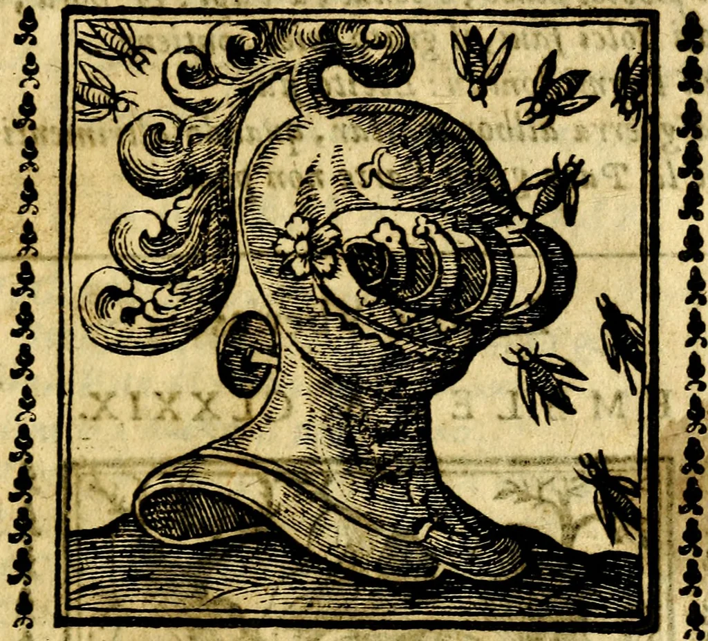 An illustration from Emblemi. Dal latino nel vulgare italiano ridotti, contenenti il fiore et la sostanza de' più scelti scrittori & delle più celebri discipline dell'vniuerso, ripieni di ottimi consigli & saluteuoli documenti, per l'vso ciuile et morale della vita humana, 1626, leaf 274