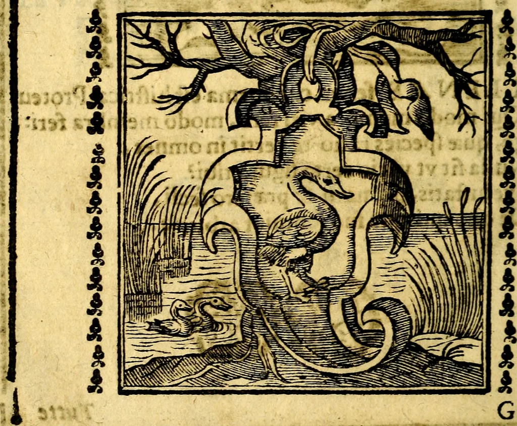 An illustration from Emblemi. Dal latino nel vulgare italiano ridotti, contenenti il fiore et la sostanza de' più scelti scrittori & delle più celebri discipline dell'vniuerso, ripieni di ottimi consigli & saluteuoli documenti, per l'vso ciuile et morale della vita humana, 1626, leaf 283