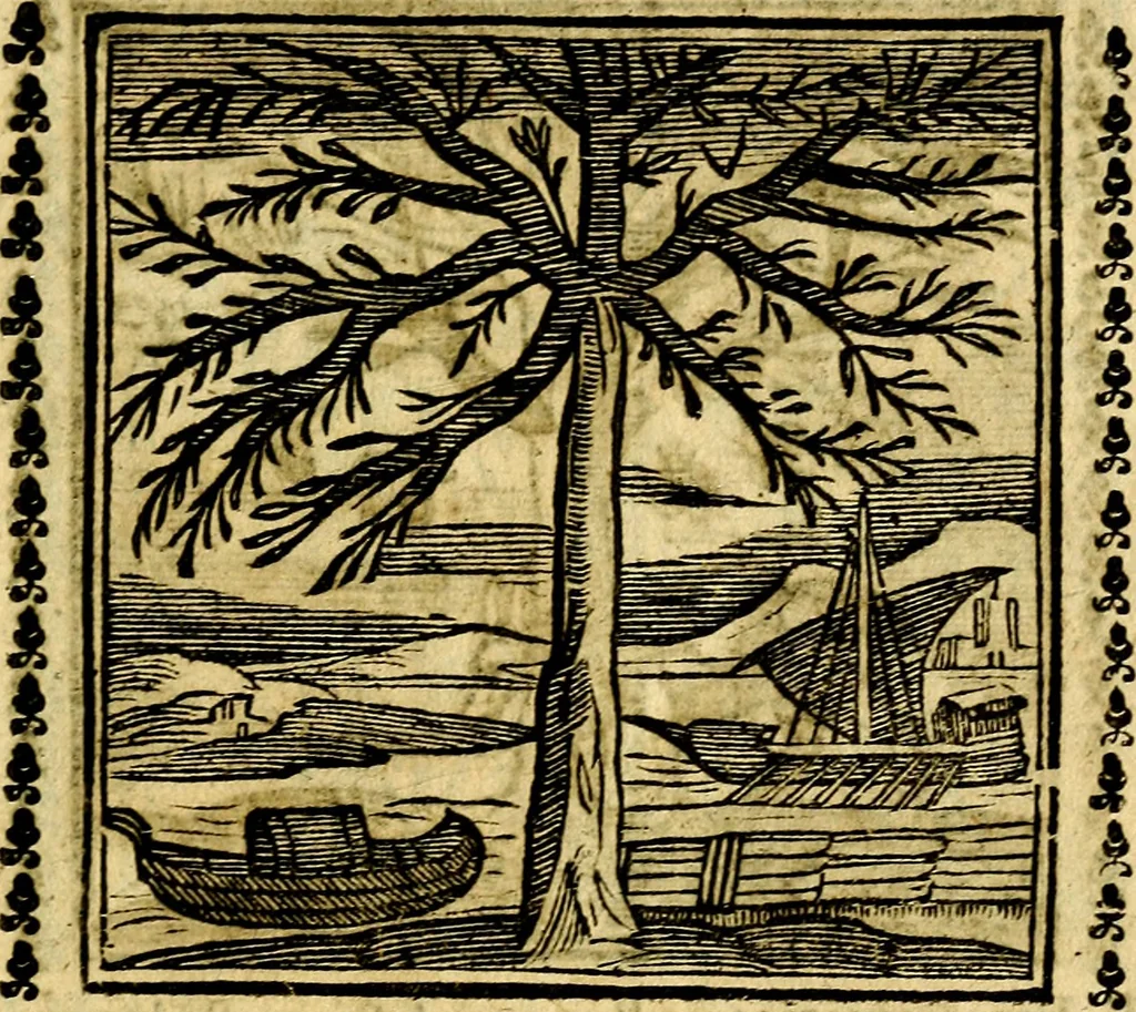 An illustration from Emblemi. Dal latino nel vulgare italiano ridotti, contenenti il fiore et la sostanza de' più scelti scrittori & delle più celebri discipline dell'vniuerso, ripieni di ottimi consigli & saluteuoli documenti, per l'vso ciuile et morale della vita humana, 1626, leaf 312