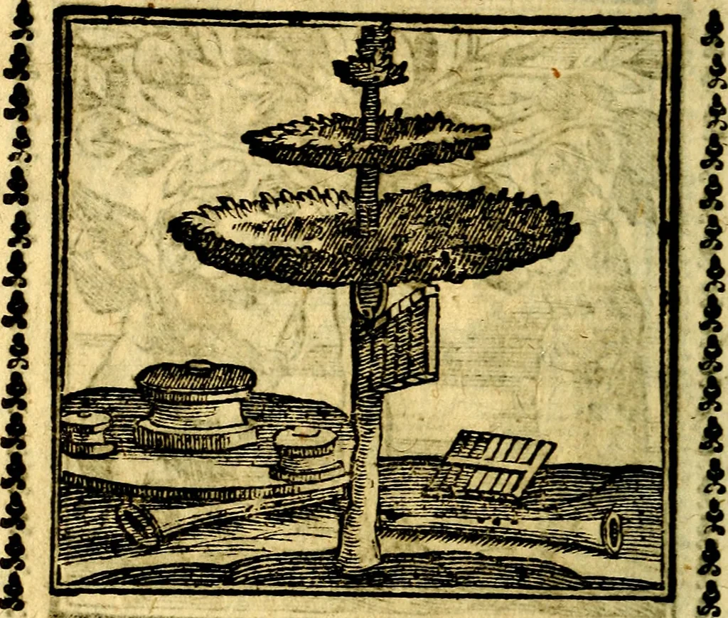 An illustration from Emblemi. Dal latino nel vulgare italiano ridotti, contenenti il fiore et la sostanza de' più scelti scrittori & delle più celebri discipline dell'vniuerso, ripieni di ottimi consigli & saluteuoli documenti, per l'vso ciuile et morale della vita humana, 1626, leaf 319