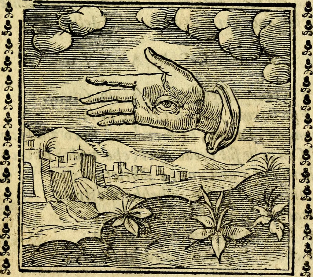 An illustration from Emblemi. Dal latino nel vulgare italiano ridotti, contenenti il fiore et la sostanza de' più scelti scrittori & delle più celebri discipline dell'vniuerso, ripieni di ottimi consigli & saluteuoli documenti, per l'vso ciuile et morale della vita humana, 1626, leaf 34