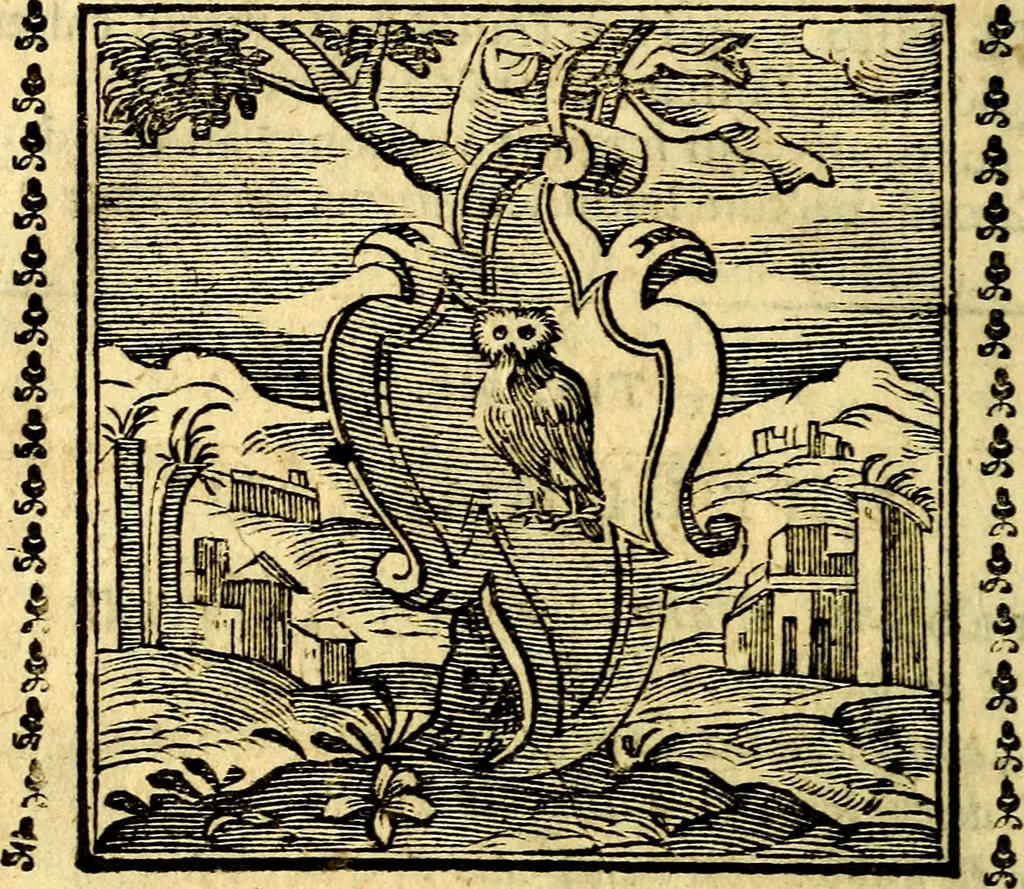 An illustration from Emblemi. Dal latino nel vulgare italiano ridotti, contenenti il fiore et la sostanza de' più scelti scrittori & delle più celebri discipline dell'vniuerso, ripieni di ottimi consigli & saluteuoli documenti, per l'vso ciuile et morale della vita humana, 1626, leaf 39