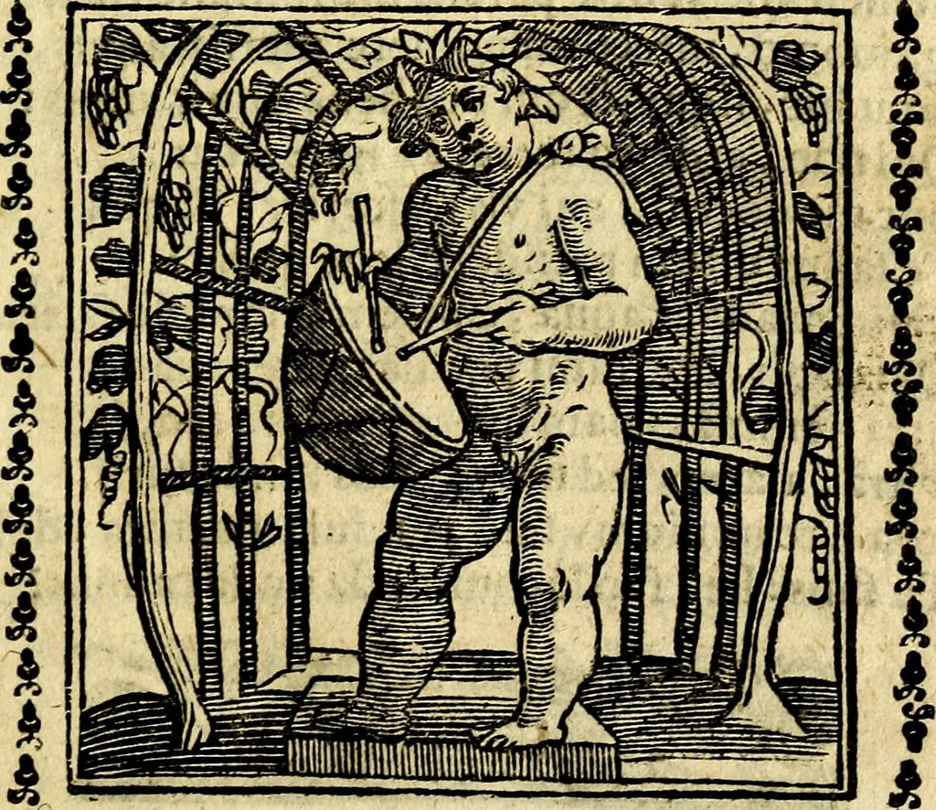 An illustration from Emblemi. Dal latino nel vulgare italiano ridotti, contenenti il fiore et la sostanza de' più scelti scrittori & delle più celebri discipline dell'vniuerso, ripieni di ottimi consigli & saluteuoli documenti, per l'vso ciuile et morale della vita humana, 1626, leaf 46
