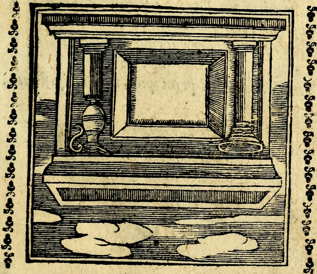 An illustration from Emblemi. Dal latino nel vulgare italiano ridotti, contenenti il fiore et la sostanza de' più scelti scrittori & delle più celebri discipline dell'vniuerso, ripieni di ottimi consigli & saluteuoli documenti, per l'vso ciuile et morale della vita humana, 1626, leaf 56