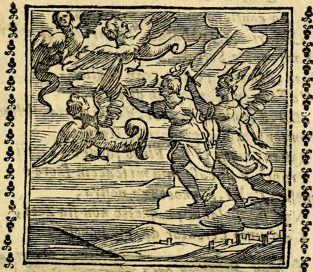 An illustration from Emblemi. Dal latino nel vulgare italiano ridotti, contenenti il fiore et la sostanza de' più scelti scrittori & delle più celebri discipline dell'vniuerso, ripieni di ottimi consigli & saluteuoli documenti, per l'vso ciuile et morale della vita humana, 1626, leaf 58
