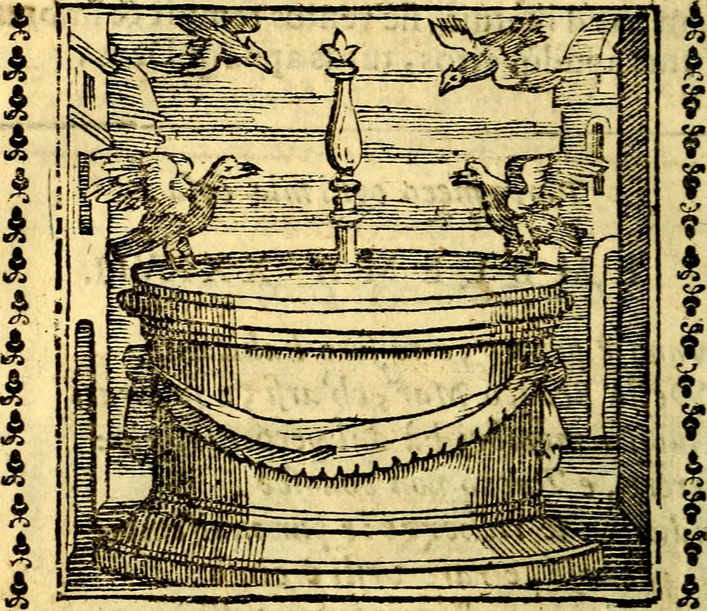 An illustration from Emblemi. Dal latino nel vulgare italiano ridotti, contenenti il fiore et la sostanza de' più scelti scrittori & delle più celebri discipline dell'vniuerso, ripieni di ottimi consigli & saluteuoli documenti, per l'vso ciuile et morale della vita humana, 1626, leaf 67