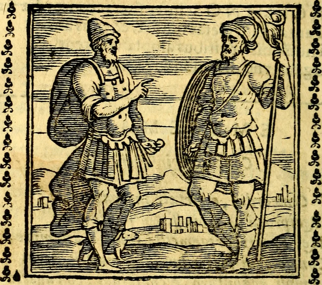 An illustration from Emblemi. Dal latino nel vulgare italiano ridotti, contenenti il fiore et la sostanza de' più scelti scrittori & delle più celebri discipline dell'vniuerso, ripieni di ottimi consigli & saluteuoli documenti, per l'vso ciuile et morale della vita humana, 1626, leaf 71