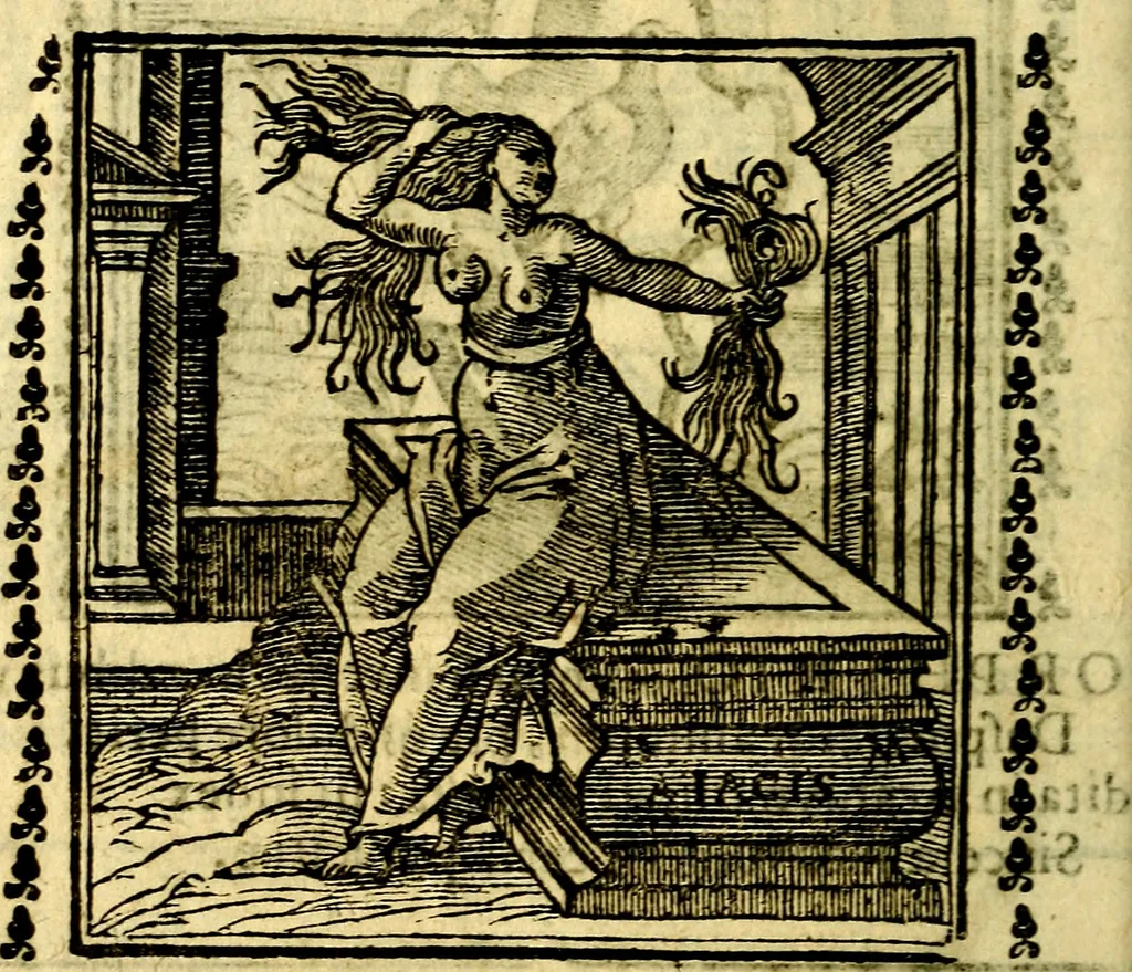 An illustration from Emblemi. Dal latino nel vulgare italiano ridotti, contenenti il fiore et la sostanza de' più scelti scrittori & delle più celebri discipline dell'vniuerso, ripieni di ottimi consigli & saluteuoli documenti, per l'vso ciuile et morale della vita humana, 1626, leaf 81