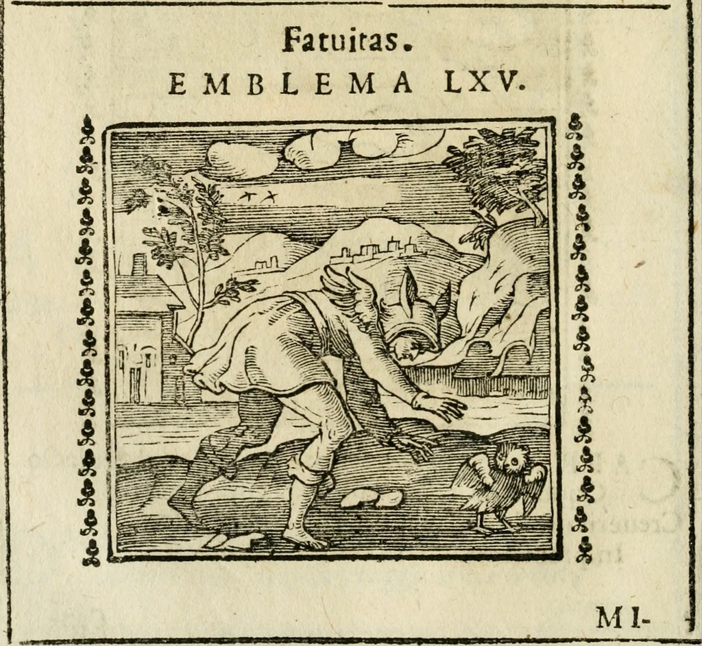 An illustration from Emblemi di Andrea Alciato, huomo chiarissimo, dal latino nel vulgare italiano ridotti, 1626, leaf 103