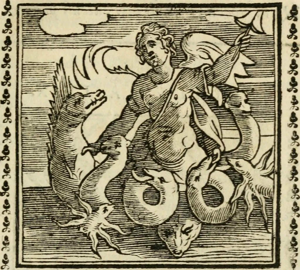 An illustration from Emblemi di Andrea Alciato, huomo chiarissimo, dal latino nel vulgare italiano ridotti, 1626, leaf 108