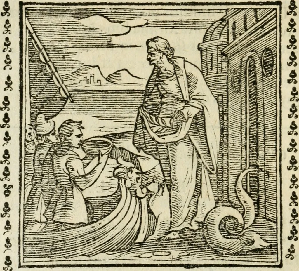 An illustration from Emblemi di Andrea Alciato, huomo chiarissimo, dal latino nel vulgare italiano ridotti, 1626, leaf 119