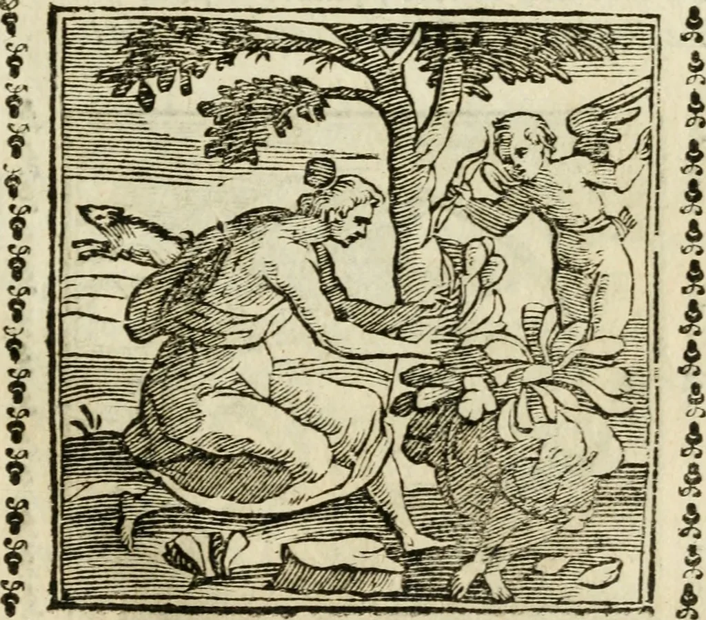An illustration from Emblemi di Andrea Alciato, huomo chiarissimo, dal latino nel vulgare italiano ridotti, 1626, leaf 120