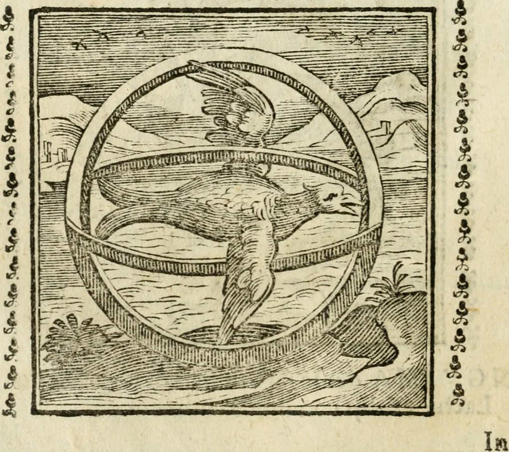 An illustration from Emblemi di Andrea Alciato, huomo chiarissimo, dal latino nel vulgare italiano ridotti, 1626, leaf 121