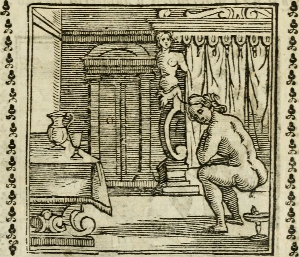 An illustration from Emblemi di Andrea Alciato, huomo chiarissimo, dal latino nel vulgare italiano ridotti, 1626, leaf 124