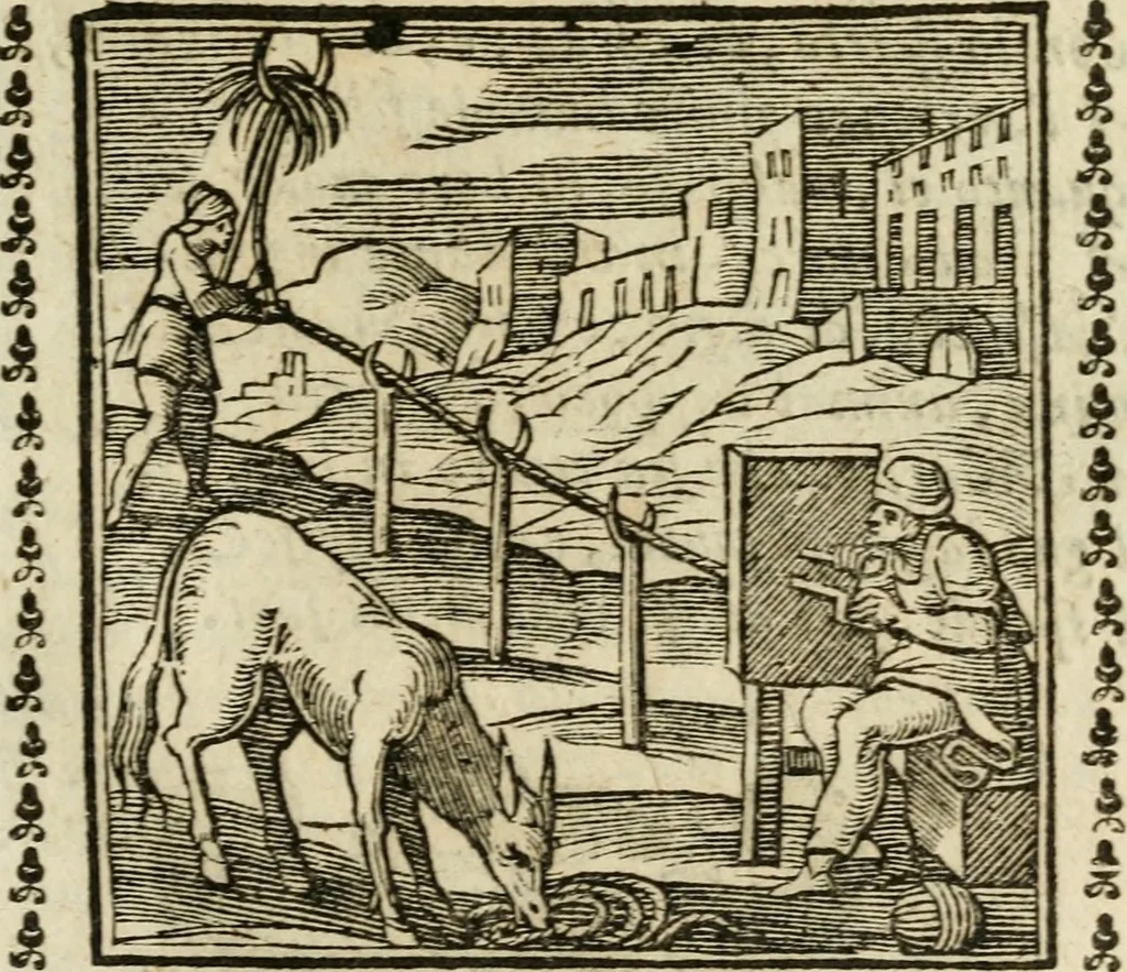 An illustration from Emblemi di Andrea Alciato, huomo chiarissimo, dal latino nel vulgare italiano ridotti, 1626, leaf 140