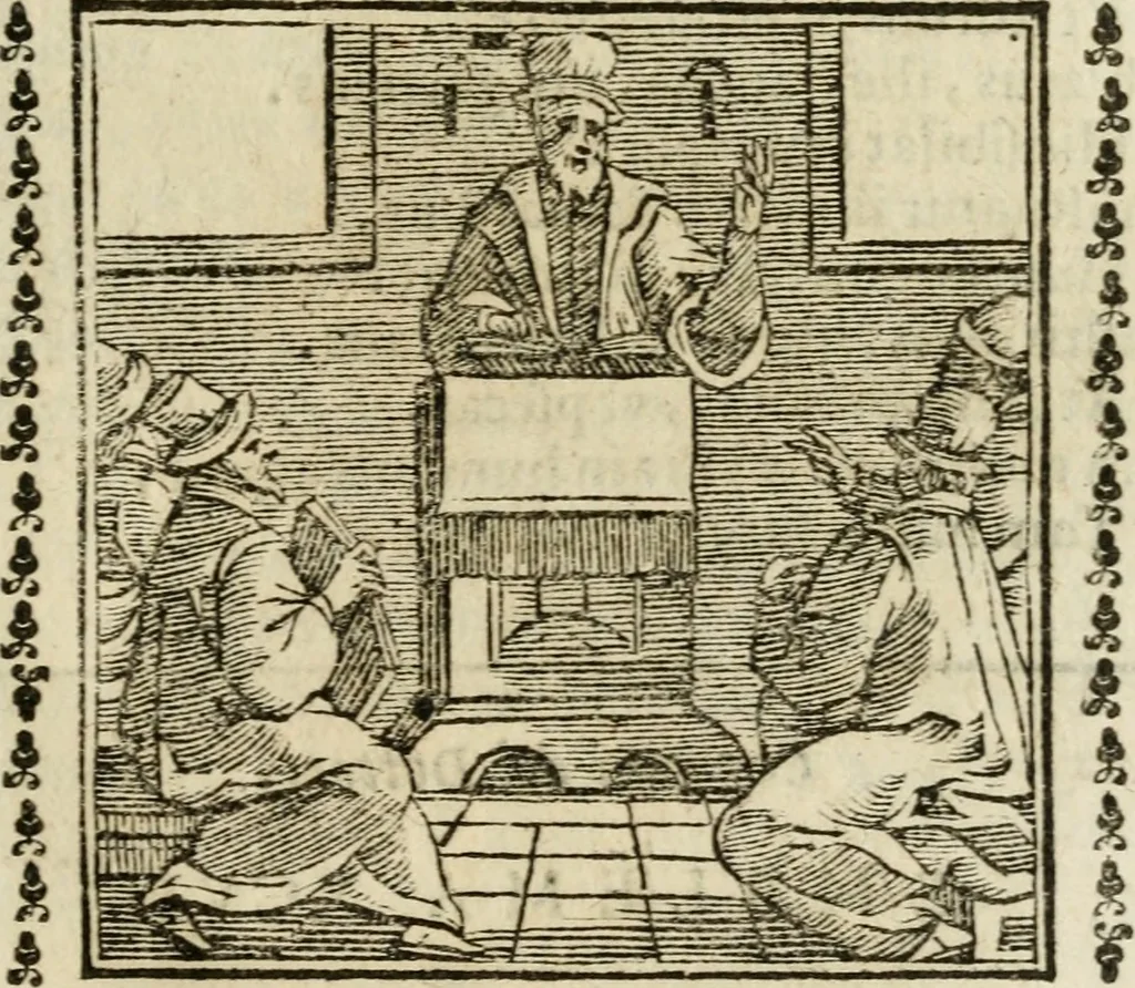 An illustration from Emblemi di Andrea Alciato, huomo chiarissimo, dal latino nel vulgare italiano ridotti, 1626, leaf 148