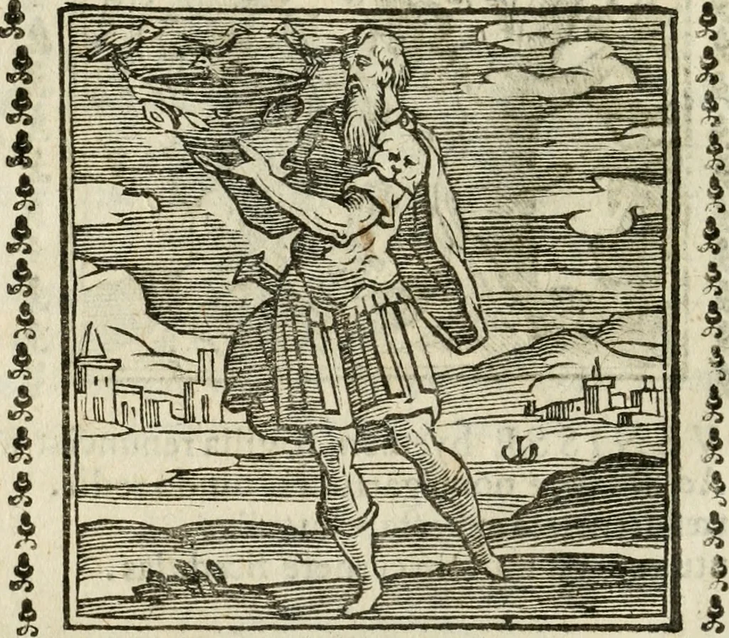 An illustration from Emblemi di Andrea Alciato, huomo chiarissimo, dal latino nel vulgare italiano ridotti, 1626, leaf 157