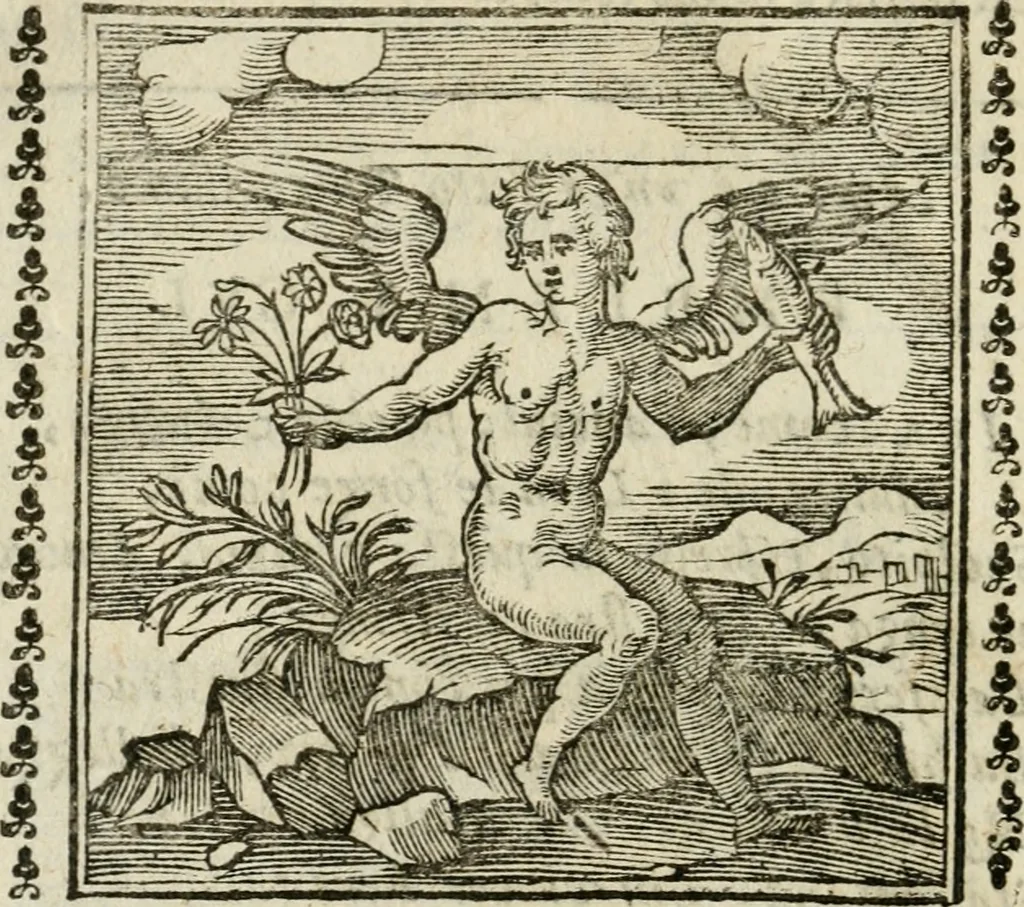 An illustration from Emblemi di Andrea Alciato, huomo chiarissimo, dal latino nel vulgare italiano ridotti, 1626, leaf 165
