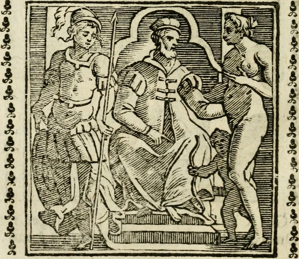 An illustration from Emblemi di Andrea Alciato, huomo chiarissimo, dal latino nel vulgare italiano ridotti, 1626, leaf 167