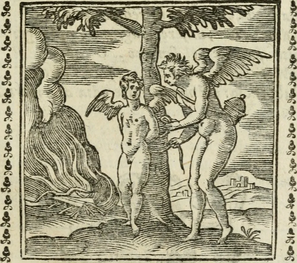 An illustration from Emblemi di Andrea Alciato, huomo chiarissimo, dal latino nel vulgare italiano ridotti, 1626, leaf 170