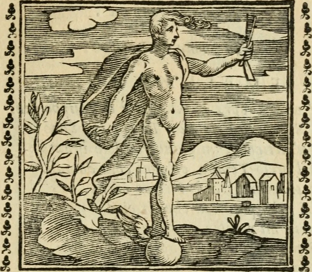 An illustration from Emblemi di Andrea Alciato, huomo chiarissimo, dal latino nel vulgare italiano ridotti, 1626, leaf 190